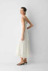 Priscilla Maxi Dress - LIGHT BIRCH
