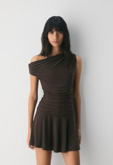 Smooth Matter™ Passcode Dress - RICH MOCHA BROWN