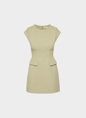FigureKnit™ Priestly Dress - MARTINI OLIVE