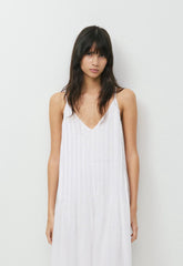 Casbah Linen Dress - WHITE