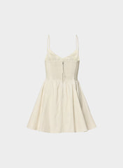 Technique Poplin Mini Cami Dress - CRMN STP MT PRL/LT BC