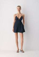 Encourage Poplin Mini Cami Dress - ADMIRAL