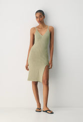 Evie Midi Dress - MARTINI OLIVE