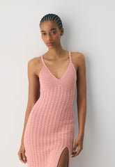 Evie Midi Dress - KILN PINK