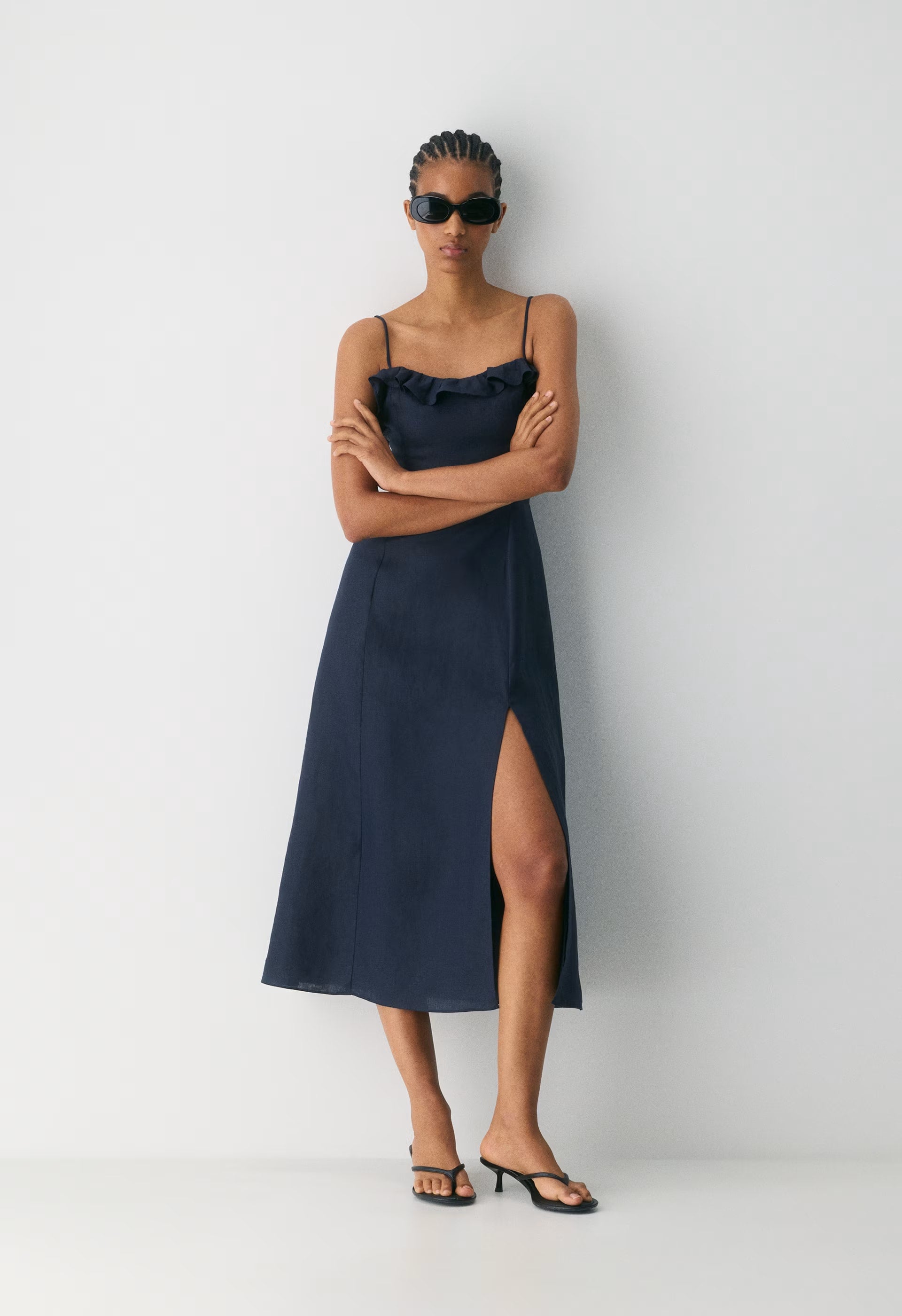 Glade Linen Dress - ADMIRAL