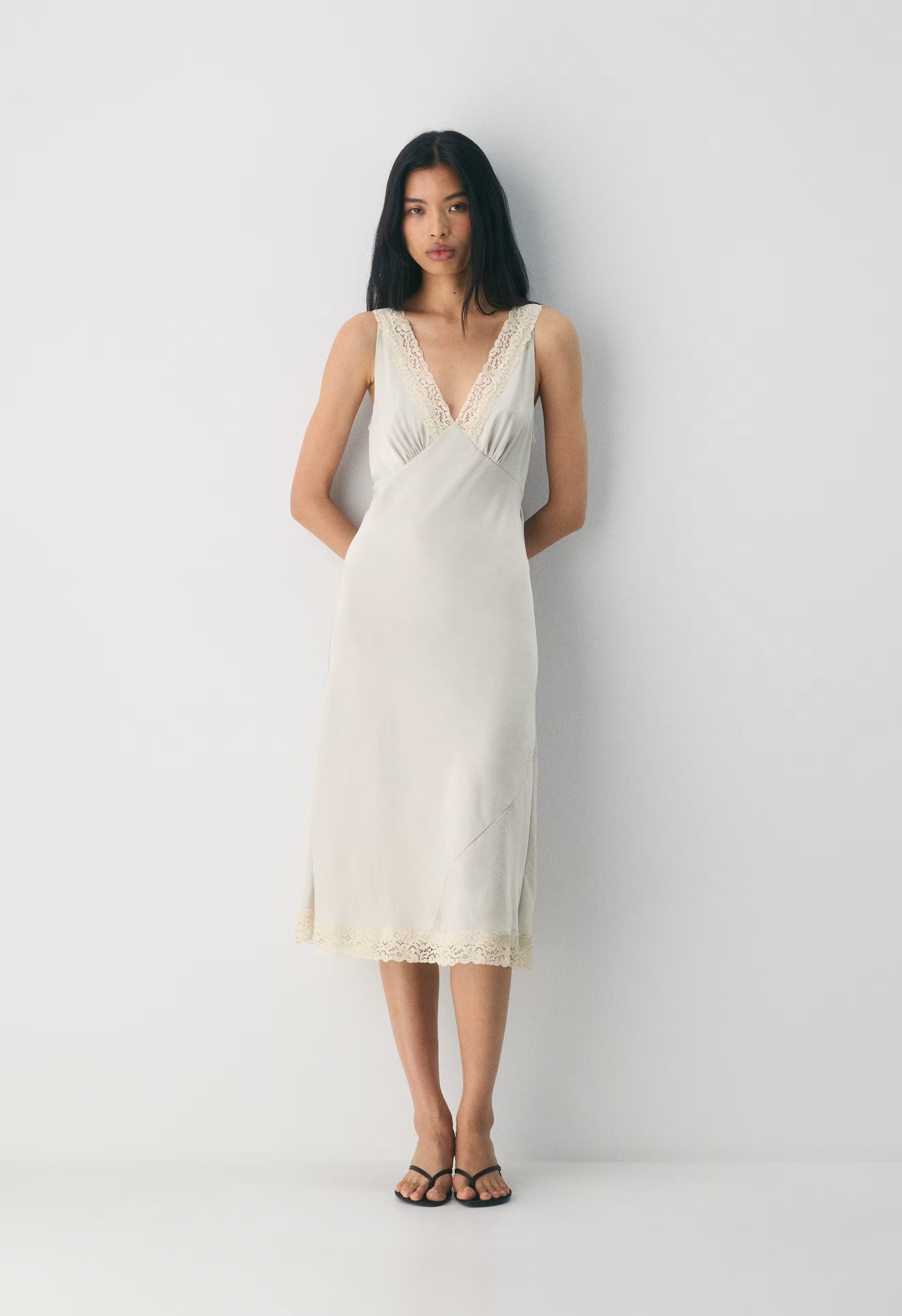 Daisychain Satin Dress - MTRPLS TP/ SPRKNG CHMP