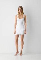 Original Contour Sandbar Halter Dress - BRIGHT WHITE