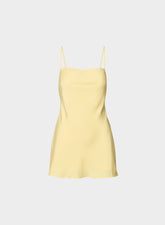 Confession Satin Dress - LEMONADE