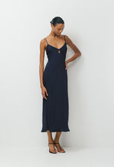 Duskfall Satin Dress - ADMIRAL