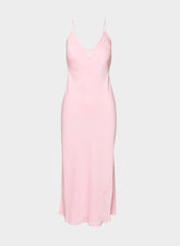 Duskfall Satin Dress - MILKSHAKE PINK