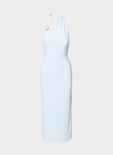 Smooth Matter™ Shadowplay Halter Dress - MIDY BLUE/GOLD