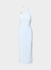 Smooth Matter™ Shadowplay Halter Dress - MIDY BLUE/GOLD