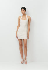 Calypso Halter Dress - LIGHT BIRCH
