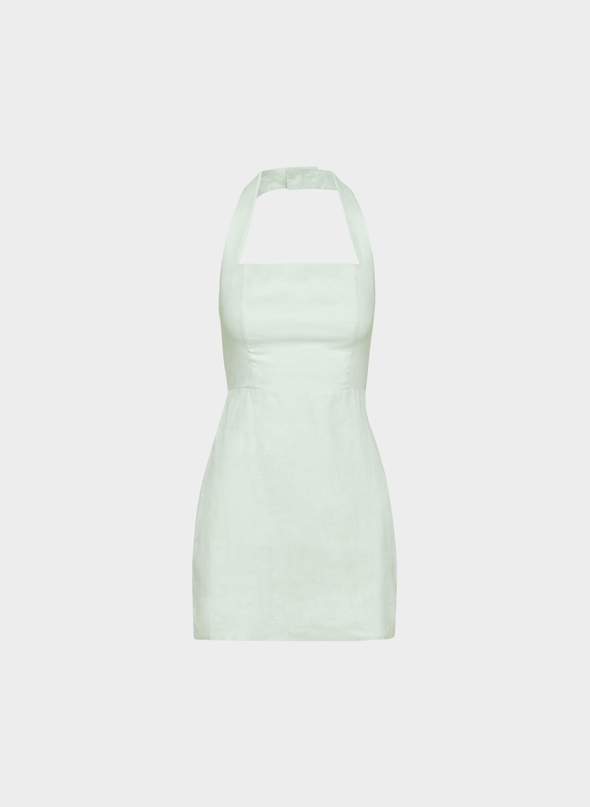 Whisper Linen Dress - AGAVE GREEN