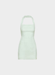Whisper Linen Dress - AGAVE GREEN