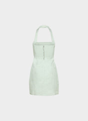 Whisper Linen Dress - AGAVE GREEN