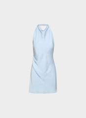 Audience Satin Mini Dress - VILLA BLUE