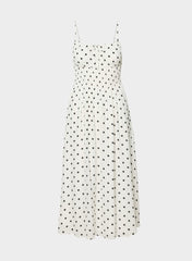 Typescript Cami Dress - LIGHT BIRCH/BLACK