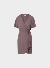 Wallace Dress - SMOKED EGGPLANT