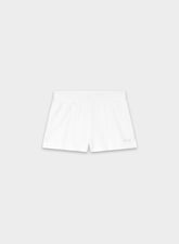 Cozy Sweatfleece Perfect Micro Short - WHITE