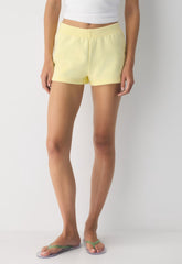 Cozy Sweatfleece Perfect Micro Short - LEMONADE