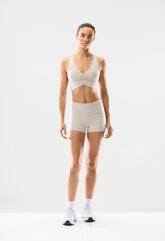 BUTTER Cheeky Hi-Rise 3" Short - METROPOLIS BEIGE