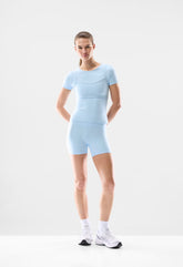 BUTTER Cheeky Hi-Rise 5" Short - VILLA BLUE