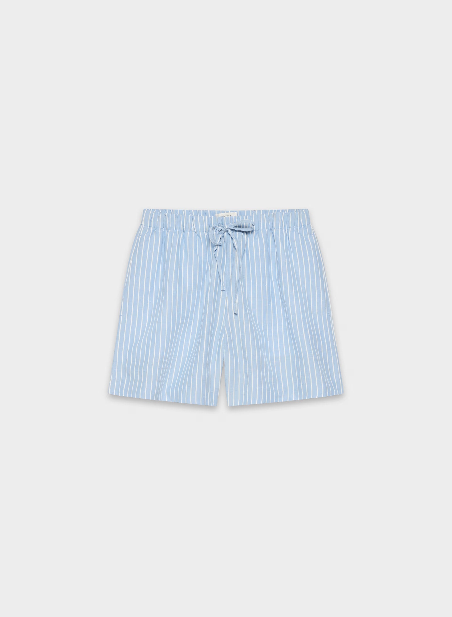 The Lodge Short™ Mid-Thigh - CruiseLinen™ - MITCHELL ST CNFWR B/W
