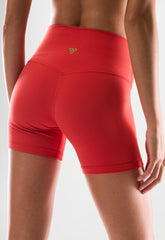 BUTTER Cheeky Infinite Hi-Rise 5" Short - CHERRYBOMB RED
