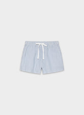 AirPlush Cotton™ Sail Short - LINSEY STRP FCH BL/WHT