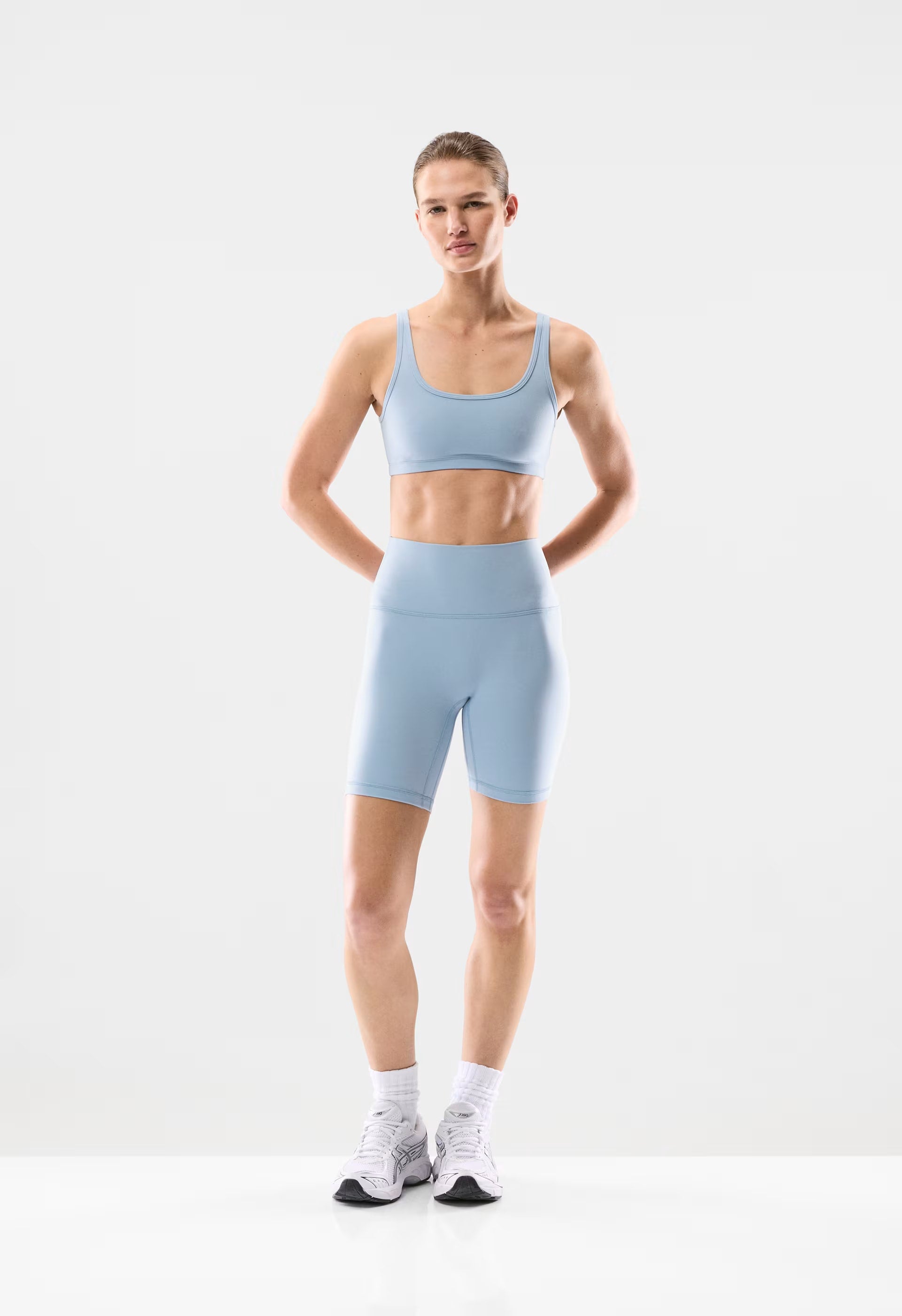 BUTTER Cheeky Infinite Hi-Rise 7" Short - RIPPLE BLUE