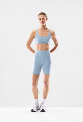 BUTTER Cheeky Infinite Hi-Rise 7" Short - RIPPLE BLUE