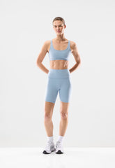 BUTTER Cheeky Infinite Hi-Rise 7" Short - RIPPLE BLUE