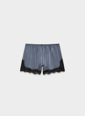 Whimsy Satin Short - VINTAGE NAVY/ BLACK