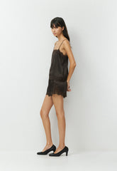 Whimsy Satin Short - CC N BROWN/CC NB BROWN
