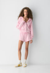 Terry Sweatfleece Mega Flutterâ„¢ Micro Short - MILKSHAKE PINK
