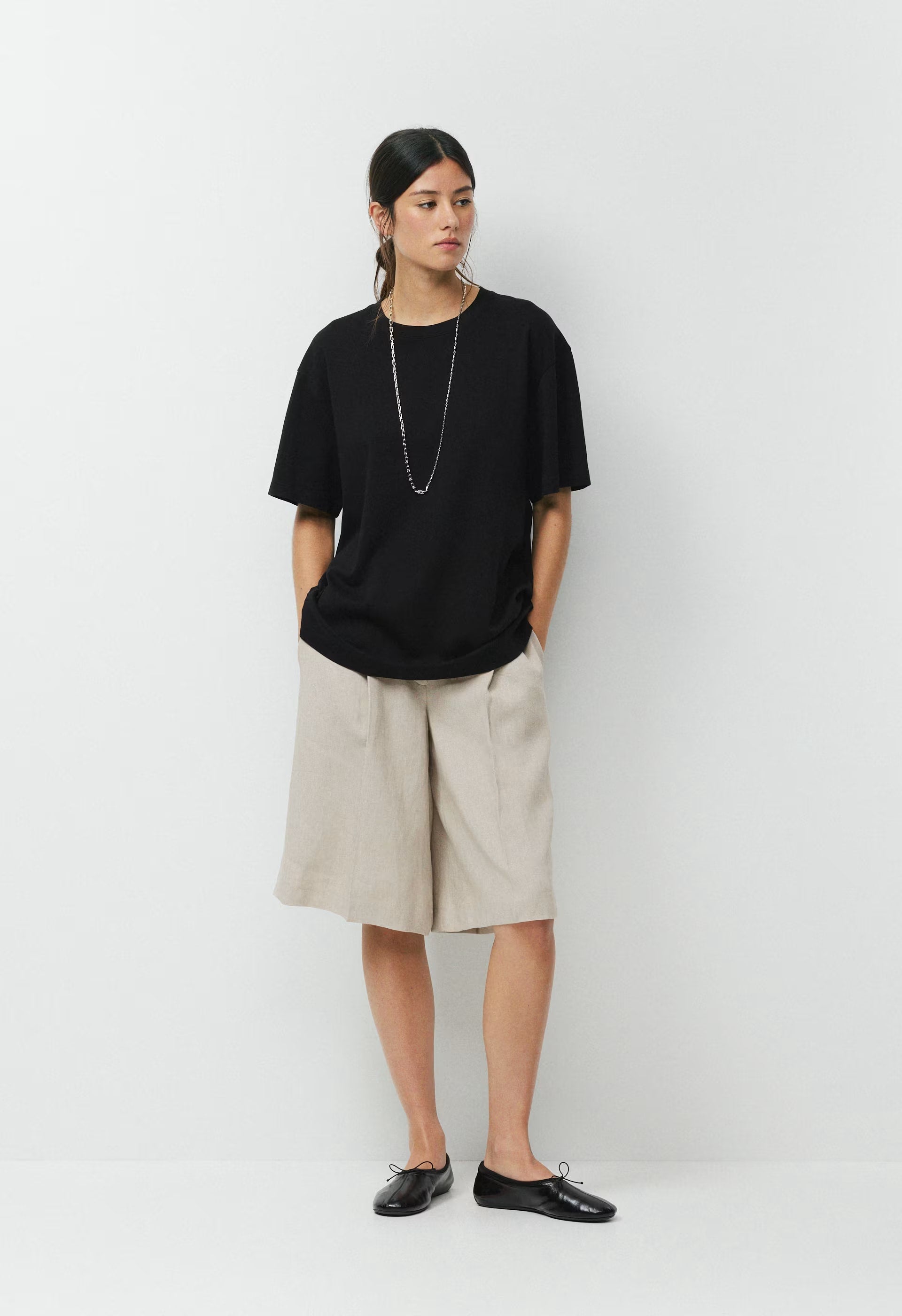 Touchpoint Short - PowerLinen™ - UNDYED DARK ECRU