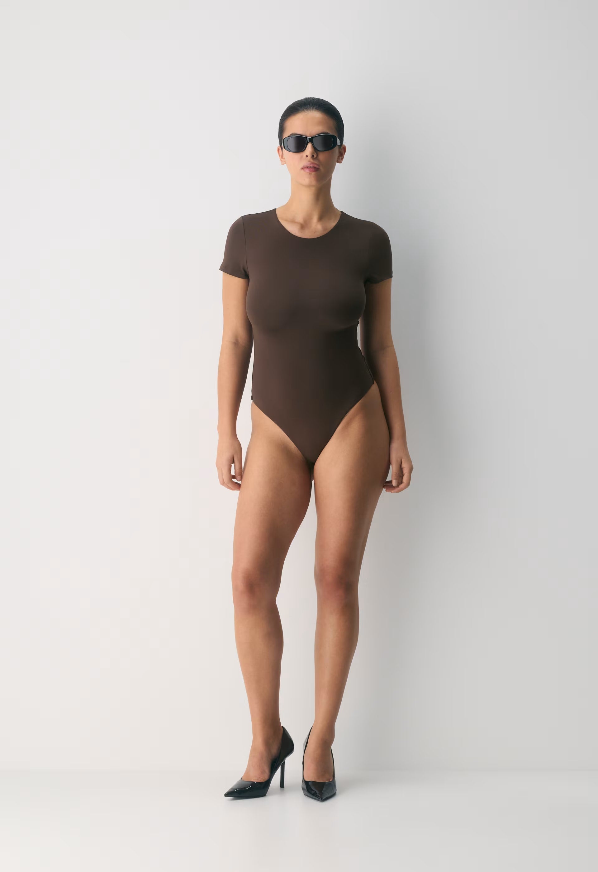 Original Contour Vivacity Crew Bodysuit - RICH MOCHA BROWN