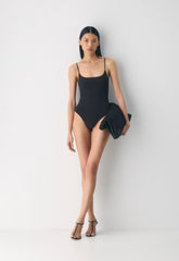 Original Contour Float Cami Bodysuit - RICH MOCHA BROWN