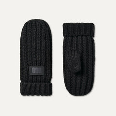 Kids' Chunky Mitten - BLACK