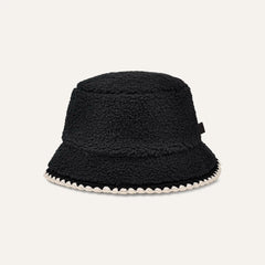 Women's UGGfluff Scalloped Hat - BLACK