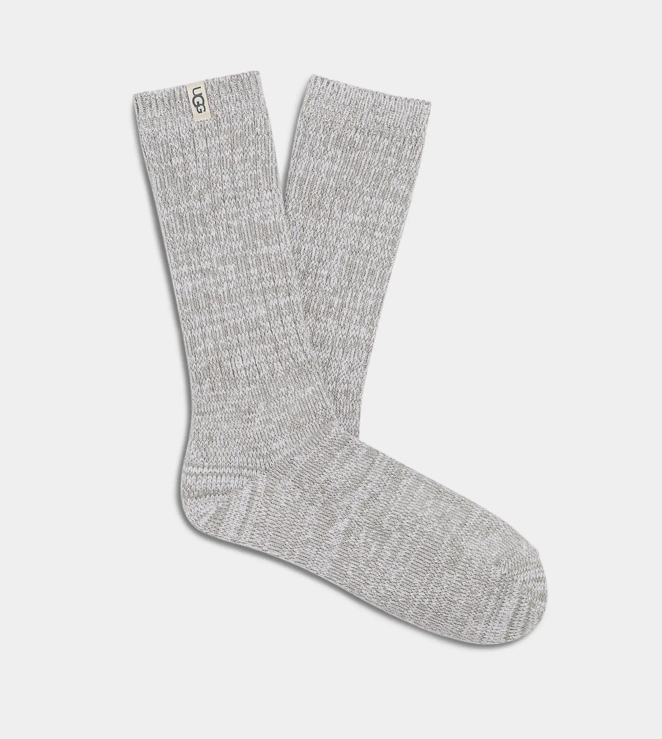 Women's Rib Knit Slouchy Crew Sock - SEAL