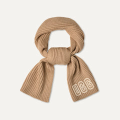 Women's Chunky Crafted Rib Scarf - WHITE PEPPER