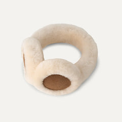 Women's Sheepskin Wireless Earmuff - CHESTNUT