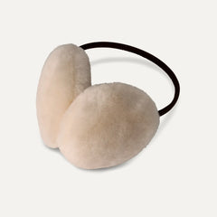 Women's Sheepskin Slim Band Earmuff - CHESTNUT