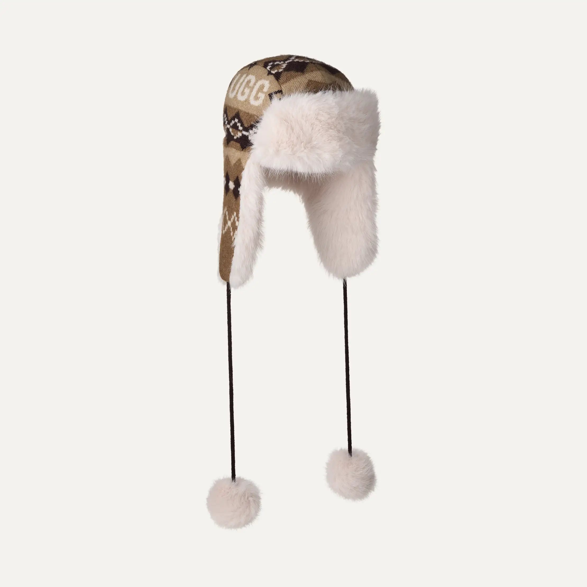 Women's Braylee UGGIsle Flap Hat - COFFEE GROUNDS HEATHER