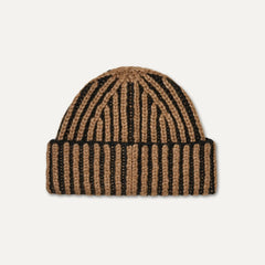 Women's Chunky Rib Micro Beanie - BLACK MULTI