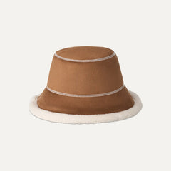 Women's Frankie Reversible Bucket Hat - DARK CHESTNUT / CREAM