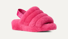 Women's Fluff Yeah Slide - DEEP CORAL / SACHET PINK