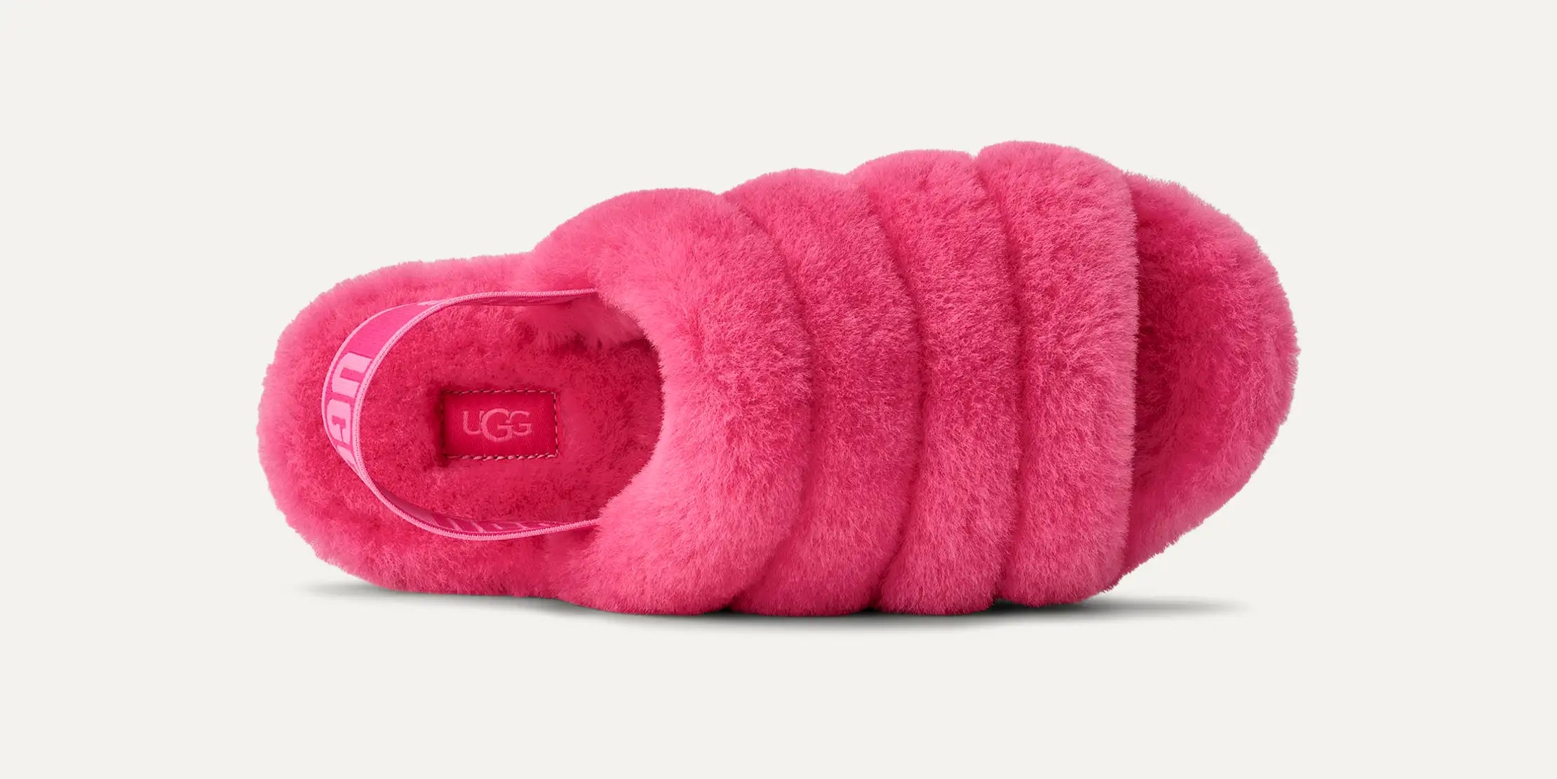 Women's Fluff Yeah Slide - DEEP CORAL / SACHET PINK